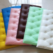 폼블럭 벽지 붙이는 도배 시트 시트지 단열 아트월, (4개) 옐로우 / 35x70cm