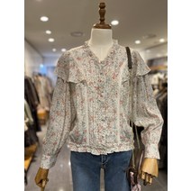 써스데이아일랜드 레이스 러플 블라우스(T226ABL532W)(1272131)