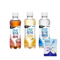 토닉워터 제로 홍차제로 진저에일제로 3종 각8입 총 24입 + MSD마스크팩