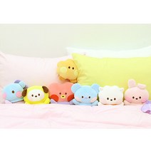 BTS BT21 미니니 소울메이트 쿠션 인형 베개 정품 굿즈, 혼합/알제이