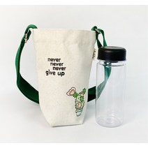 (TD) 국내산 에코 텀블러백(세트) +물병(350ml), 개구리왕자