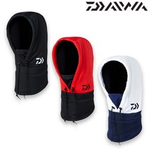 다이와 DA-9422W 후디 워머 겨울 방한 넥 페이스 버프 낚시 모자, Free, 화이트