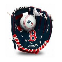 프랭클린 MLB 보스턴 주니어 글러브 우투용 76099F02, 네이비   레드