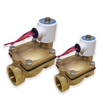 효신 솔레노이드밸브 HPW4014 40A(1-1/2인치) 물용 상시닫힘, DC12V