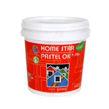 삼화 홈스타파스텔OK플러스 반광 1L 0.4L 친환경 목재 철재 몰딩 방문 페인트하다, 무광백색, 1000ml, 1개