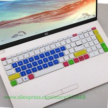 노트북 키보드 커버 스킨 프로텍터 15.6 인치 HP 호환 파빌리온 X360 15-BR 15-CC 15-CD 15-DA 15-CH 15-CB 15-BS 17-BS 17M-AE, [15] Color 3