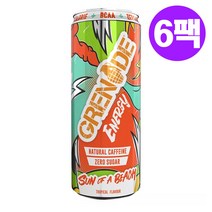 Grenade Tropical Energy Drink 그레네이드 선 오프 비치 트로피칼 에너지 드링크 330ml 6팩