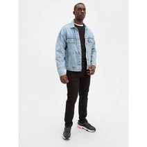 [리바이스] LEVIS 남성 502 레귤러 테이퍼드 스판 블랙진-29507-0001