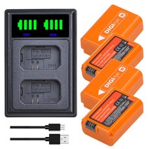 2160mAh NP-FW50 NP FW50 NPFW50 알파 a7 a7II a7R a7RII 알파 a6000 a6300 a6400 LED 듀얼 충전기, 07 4 battery 1 charger