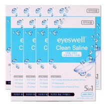 아이스웰 1회용 콘텍트렌즈 식염수 히알루론산함유 7mlx5개입, 35ml, 9개
