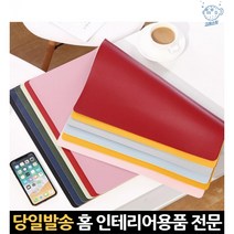 유리대용 책상보호필름 주방 인조 태이블 예쁜 양면 테이블가죽 식탁플레이팅매트, 고래Living, 양면테이블매트(네이비+옐로우)