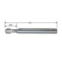 와이지원 2F Ticn코팅볼엔드밀 2.5R(5.0mm) 6파이 10 80 (1EA), 단품