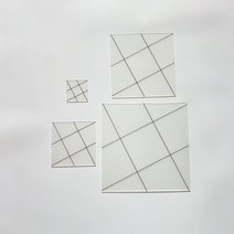 취미 퀼트 diy 도구 사각형 눈금자 템플릿 재봉틀 DIY 바느질 공예, [04] 10x10inch