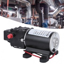 다이아프램펌프 배수 소형 미니 연료 충전 전동 지능형 다이어프램 펌프 고압 세차 농업용 자체 프라이밍 흡입 워터 120W DC 12V, 2.18V