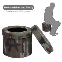 캠핑 폴딩박스 휴대용 접이식 화장실 car commode camp toilet car, a