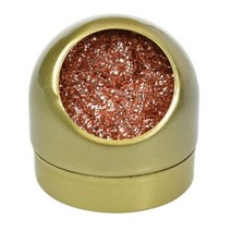 용접 납땜 인두 용접 청소 스틸 볼 금속 와이어 스탠드 세트 솔더 철 팁 클리너 메쉬 납땜 필터 주석 제거, Black