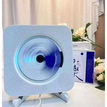벽걸이 형 휴대용 블루투스 DVD 플레이어, 화이트 CDDVD 플레이어 충전 버전  블루투