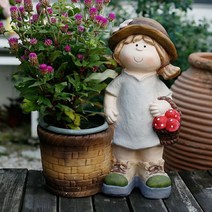 전원주택 정원 전원주택 인테리어 소품 테라스조경 디딤석 용품 옥상 전원주택, 러블리 걸 화분