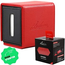 Quiver Time 레드 시타델 덱 블록카드 덱 박스 ~ 에 적합 매직 : 더 개더링 포켓몬 유-희-왕 ~ 커스텀 덱 박스 디바이더 〜 보관 및 정리, 단일옵션