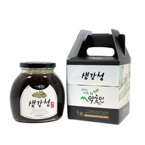 약초인 생강청 650g 국내산 생강즙, 1개