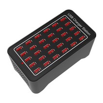 멀티 usb 충전기 어댑터 USB10/15/20/25/30/60 포트 USB 충전 스테이션 LED 표시기 스마트 폰 태블릿 범용, CHINA, Au, 10 Port USB(50w)