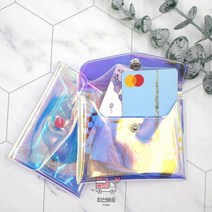 홀로그램지갑 홀로그램 홀로그램파우치 동전지갑 투명 미니지갑 카드지갑