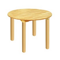 무늬 둥근책상(530mm) H63-1 입식용 어린이집책상 돌봄교실책상 유치원책상 공부방책상