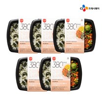 CJ 건강한 도시락 영양만점나물밥&고추장불고기 5팩, 나물밥고추장불고기×5팩
