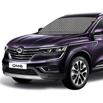 바이더준 차량용 전용 삼성 QM6 맞춤 성에방지커버, QM6 성에방지커버_블박형