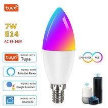 틴팅샵조명 차고 프리미엄세차장조명 밝은 산업용 야외 작업용 실내세차장 160W 9W Wifi Tuya 똑똑한 전구, 01 그렇습니다_01 E14 BULB X 1, 02 7W