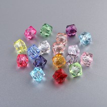 비즈아이 [6498-02]아크릴(오재미/소) 8mm (멀티) [50개], *500개*