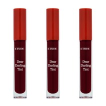 [에뛰드하우스] 디어 달링 워터 젤 틴트 NEW _ PK002 자두 레드 3개, 단품