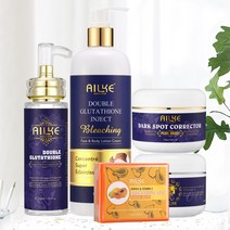 AILKE-이중 글루타티온 화이트닝 스킨 케어 부드러운 표백 피부과 전문의가 추천, 08. 3pack lotion