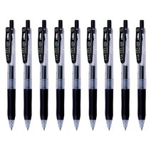 제브라 사라사 클립볼펜 0.7mm 블랙 JJB15-BK 중성펜, JJB15-BK 0.7mm 블랙, 9개