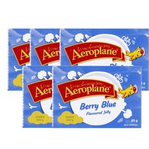 에어로플레인 젤리 베리 블루 85g Aeroplane Jelly Berry Blue 85g, 5팩