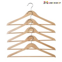 이케아 HOPA 옷걸이 5P세트/원목옷걸이, 내추럴