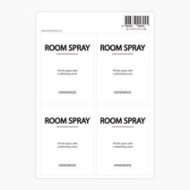 새로핸즈 룸스프레이 스티커 심플 (2입8매), 단품