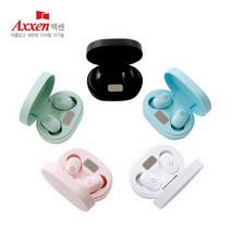 엑센 무선 블루투스 이어폰 SK120 조약돌, 블랙