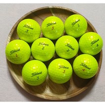 타이틀리스트 컬러볼 골프공 특 A+급(prov1.prov1x 혼합)10개-로스트볼 3피스 4피스.신형볼 포함