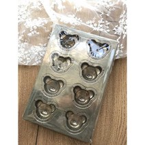 미니 마들렌 몰드 8구 12구 틀 휘낭시에 머핀틀 약과틀, 짝수 새끼 8마리, 1개
