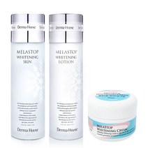 더마하우스 화이트닝3종(스킨+로션+크림)/미백 잡티관리 칙칙한피부, 3종(스킨+로션+크림)
