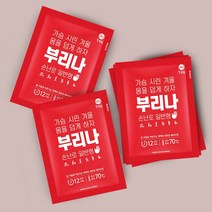 부리나 일반형 포켓형 군용 손난로 80g, 30개