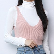 파라노말샵 / 보들 8색 브이넥 니트 뷔스티에(파라노말샵)