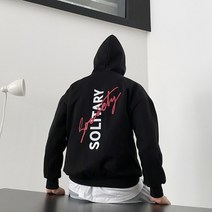 꼰스 톨리 레터링 오버핏 후드티