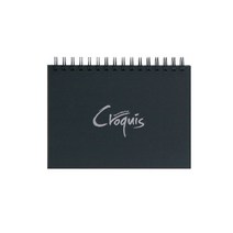 삼원 아트스퀘어 크로키북 하드커버 CK 105g 80매 상단스프링 블랙, CK02 A4 105g 80매 상단스프링 블랙