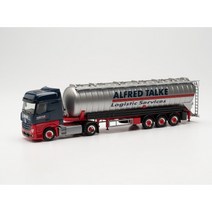 Herpa 314725 메르세데스 벤츠 악트로스 빅스페이스 벌크 트레일러트럭 Alfred Talke 자동차 모형