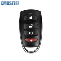 전동킥보드무선 고성능 휴대용 원격 제어 4 버튼 433mhz 가정용 경보 시스템 용, 상아