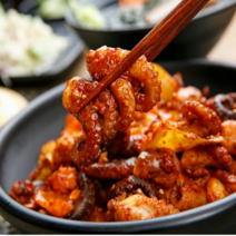 쭈꾸미볶음 매운맛 밀키트 300g 사리3종세트 주꾸미볶음 캠핑 안주 밀키트 낚시 여행 술안주 야식, 3개