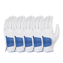 마스터루크 올양피 골프장갑 5Color 5장 왼손 세트, 4. 블루