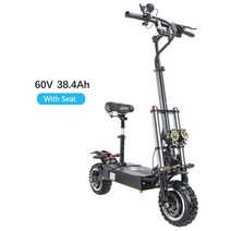 전동킥보드 전기 스쿠터 eu stock 60v 5600w electric scooter, 좌석 38.4ah 포함, 협력사